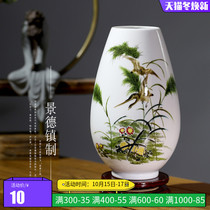 Jingdezhen ceramic small vase home decoration porcelain flower arrangement new Chinese living room TV cabinet crafts