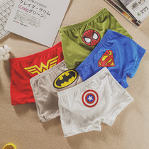 Childrens underwear boys boxer male baby cotton five-piece boxer boxer boy 3-12 year-old shorts