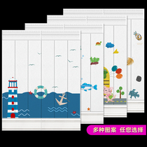  Wallpaper self-adhesive 3D three-dimensional wall stickers Kindergarten wall skirt wall decoration Childrens bedroom warm waterproof and moisture-proof stickers