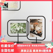umbra photo frame table metal creative simple photo frame hanging wall outer frame wall 6 inch 7 inch 7 inch