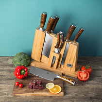 Langmabolai series knife set Nine-piece kitchen home chef kitchen knife bone cutter Three German knife set
