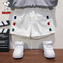 The Snoopy Snoopy male and female child shorts wearing summer baby foreign air casual children 50% Pants Summer Bottling