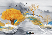 Hair Treasure Deer Tree Foru Wood 1000 Pieces Adults Puzzle Children Toys Girls Day Gifts Custom Decoration Painting