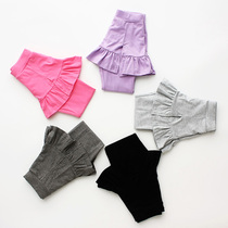 Clear RainbowBus girl punching skirt fake two pieces of childrens trousers spring and autumn Mu ear Princess 3322