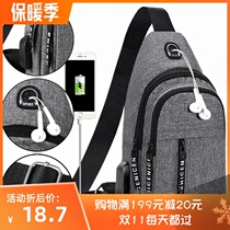 Chest Bag Mens backpack 2020 new nylon canvas chest bag leisure sports travel chest bag shoulder shoulder shoulder bag