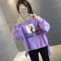 Early autumn small sweater womens clothing 2021 New Tide short foreign style loose coat spring and autumn thin coat