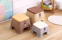 Large bathroom low stool thickened creative student dormitory lazy travel bench portable foot plastic reinforcement