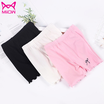 Girls safety pants big childrens anti-light pants can be worn outside the cotton childrens boxer underwear bottom summer thin