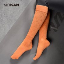 MEIKAN professional high Tube full finger yoga socks leggings floor socks dance socks five fingers sports socks fitness socks women