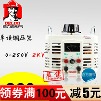Delixi single-phase regulator 2000w input 220v regulator TDGC2 2kva