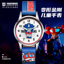 Transformers Toy Watch Genuine Autobots Optimus Prime Mini Hornet 61 Childrens Day Gift for Boys