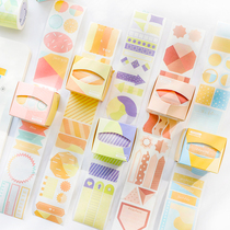 Early foam can be written and paper adhesive tape whole volume memories of love song Alien cut mold hands account DIY diary decoration stickers
