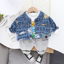 Baby Boy Spring Dress Foreign Kids Korean Edition New One-Year-Old Baby Clothes Kids Handsome Fried Street Suit Trend