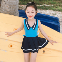 Childrens swimsuit Womens swimsuit One-piece princess skirt baby swimsuit Cute girl swimsuit Toddler middle child