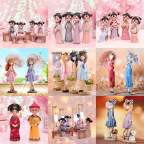 Girl bedroom childrens room small decorations ornaments beautiful girl heart ins Net Red live room props creativity