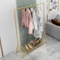 Hanging Hanger Floor Sleeping room Home Living room Contained Simple Balcony Dry Clothes Rack Subnetting Red Standing Cloakhat Rack