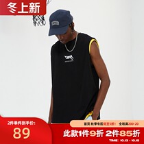 ZONOS 2021 summer new casual sports vest men Street loose simple casual wide shoulder sleeveless top