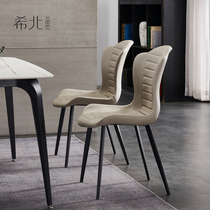 Chair Nordic minimalist light and luxurious home cloth Art modern chair No armrest backrest Restaurant Dining Room Dining Room Chair