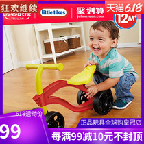  American little Tektronix childrens balance car four-wheeled walker baby sliding pedal driving toy birthday gift