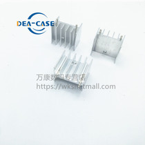 Wankang 25*23 * 16mm aluminum heat sink with two pin double pin TO-220 special radiator White