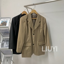  Hangzhou Liuyi clothing early spring new two-color British style blazer 6015