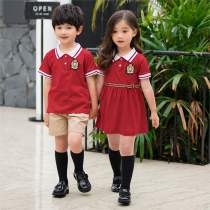 Kindergarten Garden Suit Summer Clothing Dress Summer Children Class Summer Childrens School Uniforms Pure Cotton Suit Graduation Photos Clothing