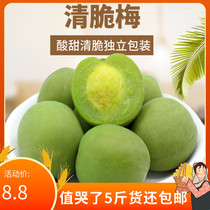 Green Crisp Plum Clear Crisp Mouth Plum 5 Catty Bulk Green Mouth Plum Sour Plum Candied Fruit Preserved Pregnant Woman Sour Plum Snack