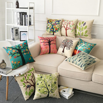 Living room sofa pillow cushion Nordic office waist protector Bedroom bed pillow cover pillow Bedside large backrest cushion