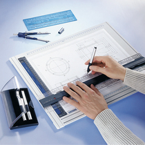 German shidelou drawing board A3 parallel ruler design drawing ruler imported anti-skid sketch table engineering drawing tool set professional 661 drawing board A4 plotter building ruler angle ruler