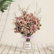 Dried flowers New Year Daisy wedding bouquet placed in dried flower wedding room living room dry Lantern Festival pink girlfriend hand flower Jane