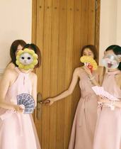 Creative photo props bridesmaid supplies wedding ceremony funny tricky groom groom groom best man blocking door cute fan