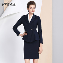 Wuyi Lane 2021 autumn and winter executive slim ol socialite temperament professional suit womens fashion womens dress overalls