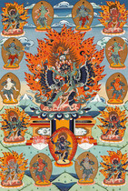 Yongzhong Benji Tangkavaseangba Benzun High-definition printing Advanced brocade satin mounting