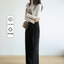 Cajulie turtleneck sweater women 2021 autumn and winter New design sense minority lazy knit bottom coat women