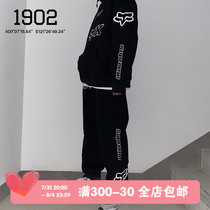 Spot Supreme 20FW Fox Racing Sweatpants joint sweatpants sporting long pants