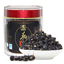 Sanjiang Snow black wolfberry Qinghai Jingyangtou Stubble premium leave-in structure Ji dry tea male kidney red Gou wolfberry black 80g