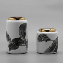 Modern Light Extravaganza Creative Home Storage Jar Pendulum room Ceramics Handicraft-like room Wine Cabinet Furnishing