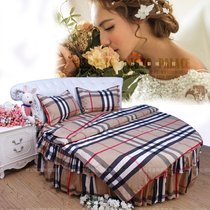 Night Dance Allure City Cotton Round Bed Four Piece Set Round Bed Kit Square Bed Bedding Classic Curry Plain