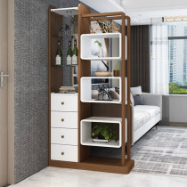 solid wood wine cabinet locker integrated wall glass door corner sofa side cabinet entrance cabinet key storage partition