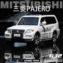 Mitsubishi Pajero 1:32 Alloy Car Model Steering Shock Absorbing Boy Sound And Light Metal Toy Simulation Car Model