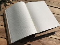 a4 Grid Benpanes Notebook Stationery Brief Pixel painting students with plaid Ben hand-painted bento