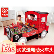 Hape Electric No 1 train display set Locomotive Train track Large toy Family family Parent-child restaurant