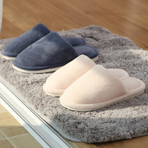 Day Style Warm Cotton Slippers Women Winter Couples Thick Bottom Non-slip Silent Home Coral Fleece Suede Woolen Slippers Male