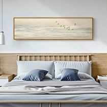 Longday Wind Clear Day Style Log Wind Bedroom Bedside Decoration Painting New Chinese Landscape Landscape Fresco Folk Hangover Painting