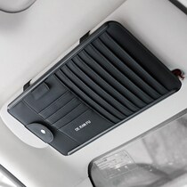 Car CD clamping visor CD sleeve butterfly knots Multi-functional CD disc cashier bag onboard CD bag