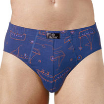  4 pairs of mens underwear cotton mens briefs Cotton mid-waist solid color pants Cotton fabric pants sweat-absorbing