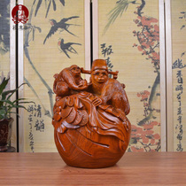 African rosewood carving generations of Fenghou animal zodiac monkey home furnishings business Mahogany Craft Gifts