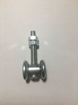  Two-wheel hanging wheel Diameter 25 Width 27 Bearing pulley Sliding door wardrobe wheel Track wheel hanging pulley