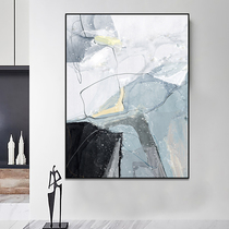 Hand painted oil painting Abstract Painting Corridor Genguan Decoration Painting Modern Brief Background Wall Hanging Painting Gangway Stairway Mural Painting