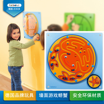 Beledore Wall Games Crabs 3-7 Years Kindergarten Equipment Smart Kids Maze Toys Wooden Teaching Tools